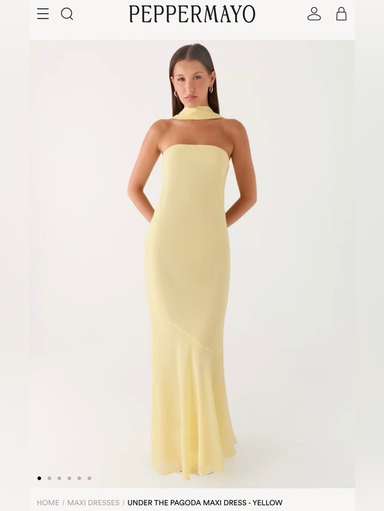 Peppermayo Dresses & Skirts - Peppermayo under the pagoda dress - yellow